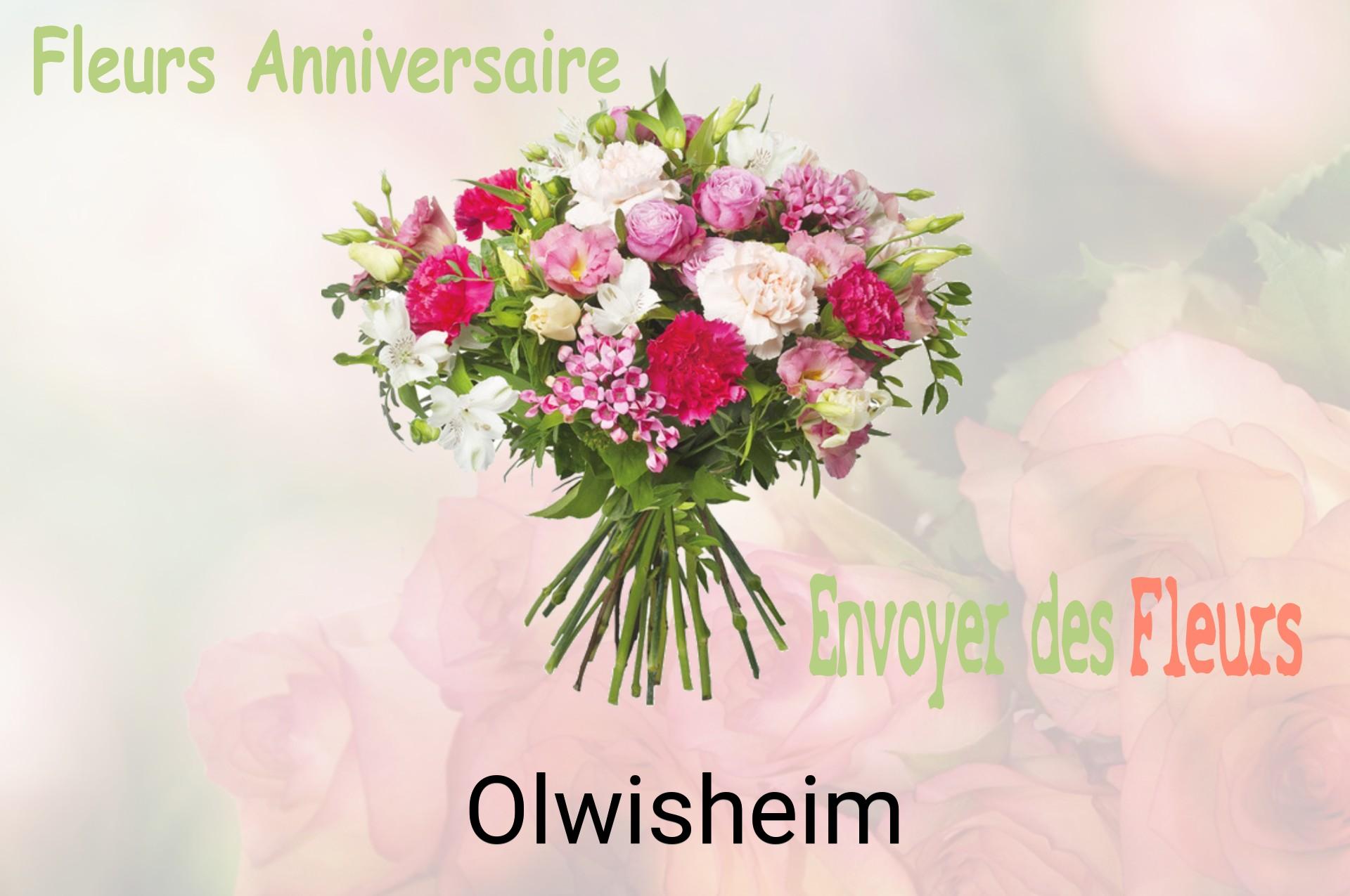Bouquet de fleurs d’anniversaire livré à Olwisheim