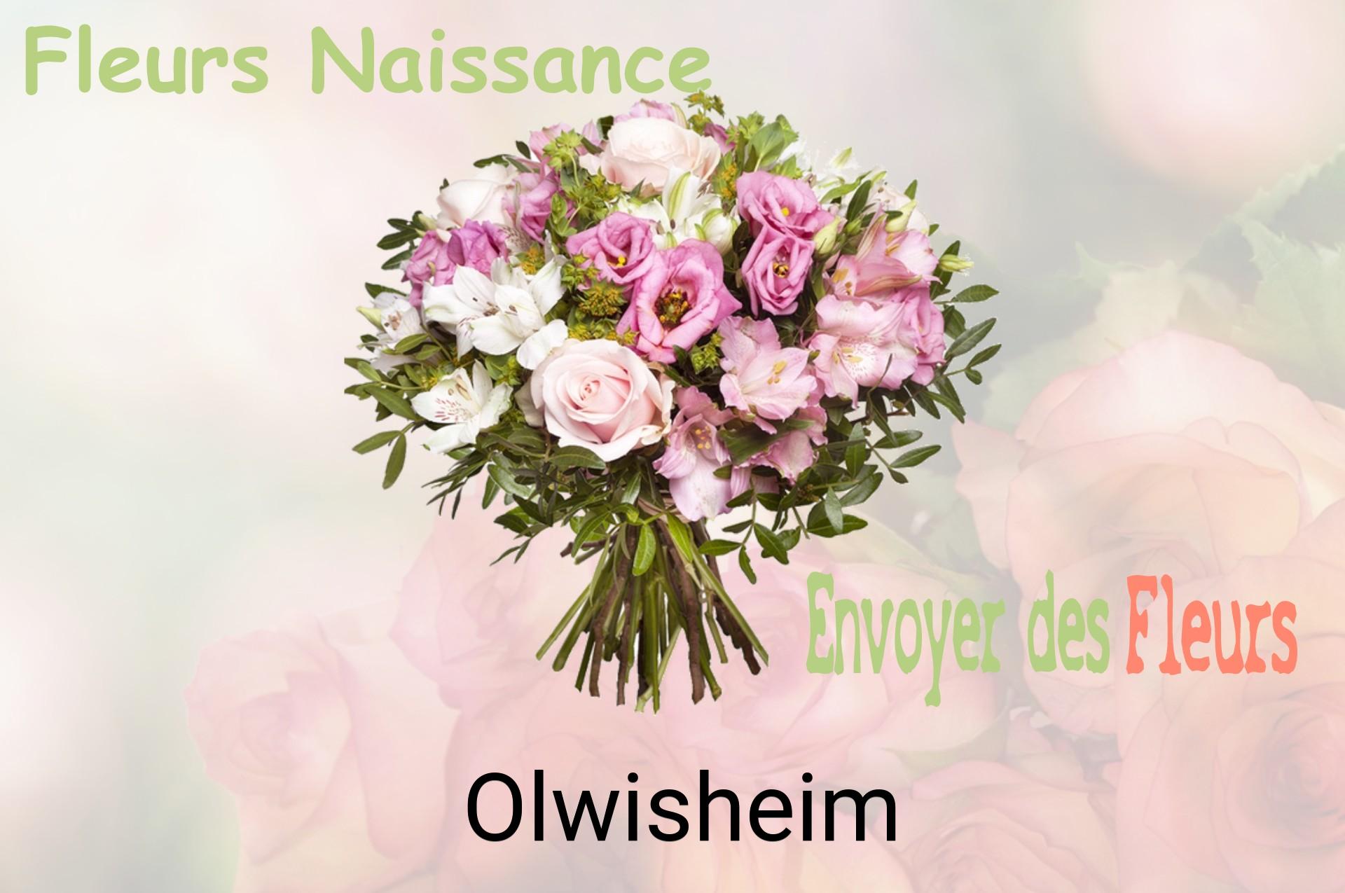 Bouquet de fleurs de naissance livré à Olwisheim
